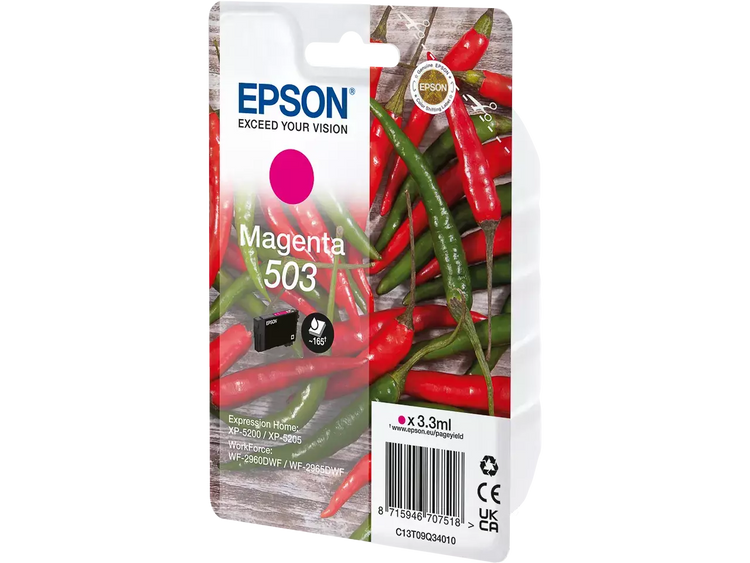 EPSON 503 / T09Q34 Magenta Druckerpatrone – Original, 165 Seiten