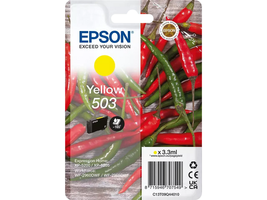 EPSON 503 / T09Q44 Gelb Druckerpatrone – Original, 165 Seiten