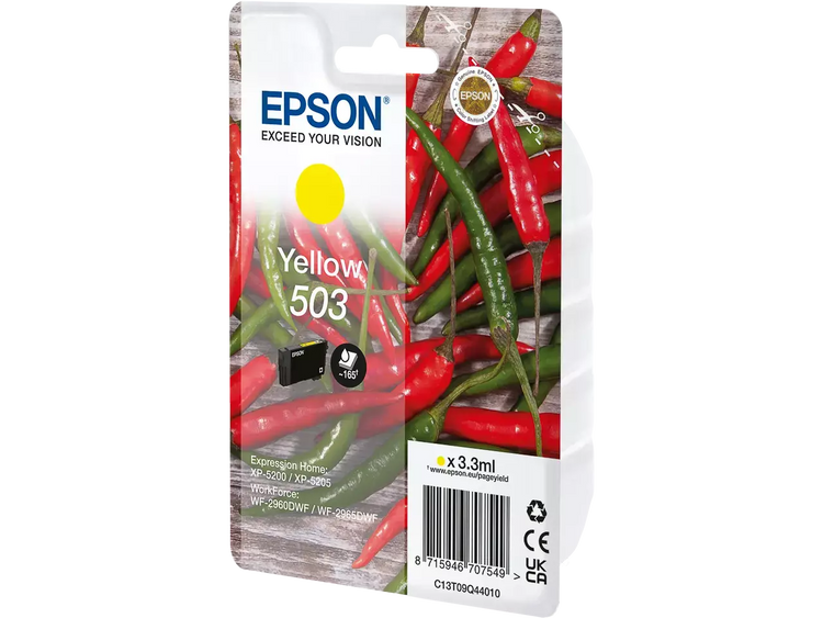 EPSON 503 / T09Q44 Gelb Druckerpatrone – Original, 165 Seiten