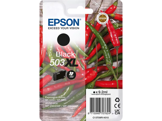 EPSON 503XL / T09R14 Druckerpatrone Schwarz – Original, 9,2 ml, ca. 550 Seiten