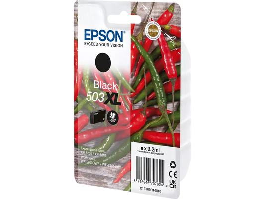 EPSON 503XL / T09R14 Druckerpatrone Schwarz – Original, 9,2 ml, ca. 550 Seiten