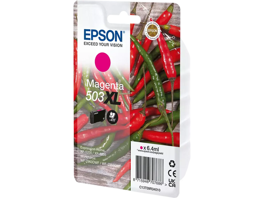 EPSON 503XL / T09R34 Druckerpatrone Magenta – Original, 6,4 ml, ca. 470 Seiten