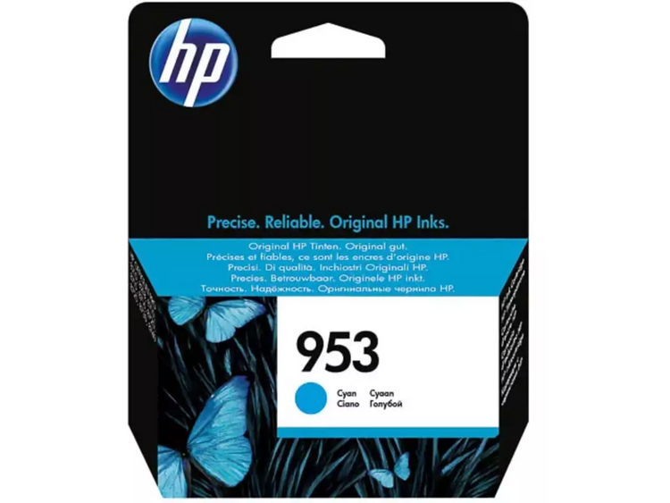 HP 953 (F6U12AE) Cyan Druckerpatrone – Original für OfficeJet Pro & OfficeJet 7740, 630 Seiten