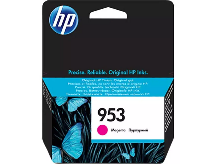 HP 953 (F6U13AE) Magenta Druckerpatrone – Original für OfficeJet Pro & 7740, 630 Seiten