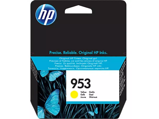 HP 953 (F6U14AE) Gelb Druckerpatrone – Original Tinte für OfficeJet Pro & 7740, 630 Seiten