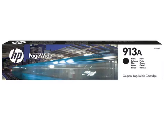HP 913A (L0R95AE) Schwarz – Original Druckerpatrone für HP PageWide Pro