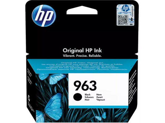 HP 963 (3JA26AE) Schwarz Druckerpatrone – Original für OfficeJet Pro 9010 Serie, 1000 Seiten