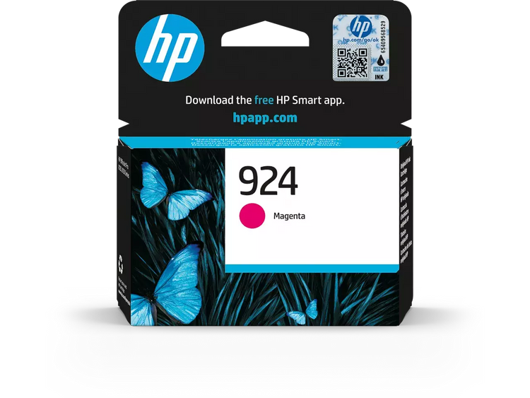HP 924 (4K0U4NE) Original Druckerpatrone Magenta – ca. 400 Seiten, Instant Ink-fähig