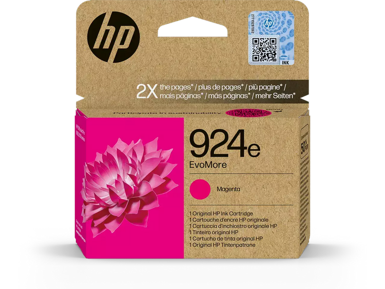 HP 924e Magenta Druckerpatrone (4K0U8NE) – Original, 800 Seiten, HP Instant Ink-kompatibel