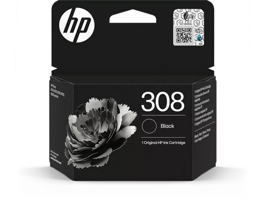 HP 308 (7FP21UE) Druckerpatrone Schwarz – Original für HP Envy-Serie, 160 Seiten