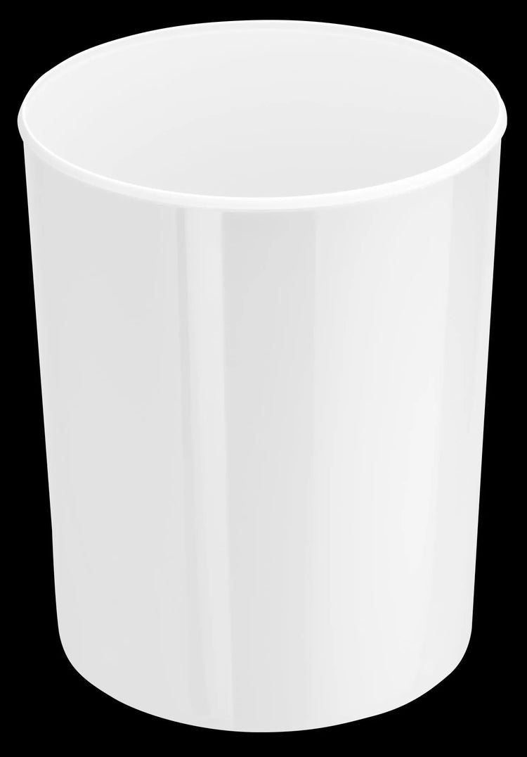 HAN ELEGANCE Papierkorb 20,0 l weiß Durchmesser 28,3cm