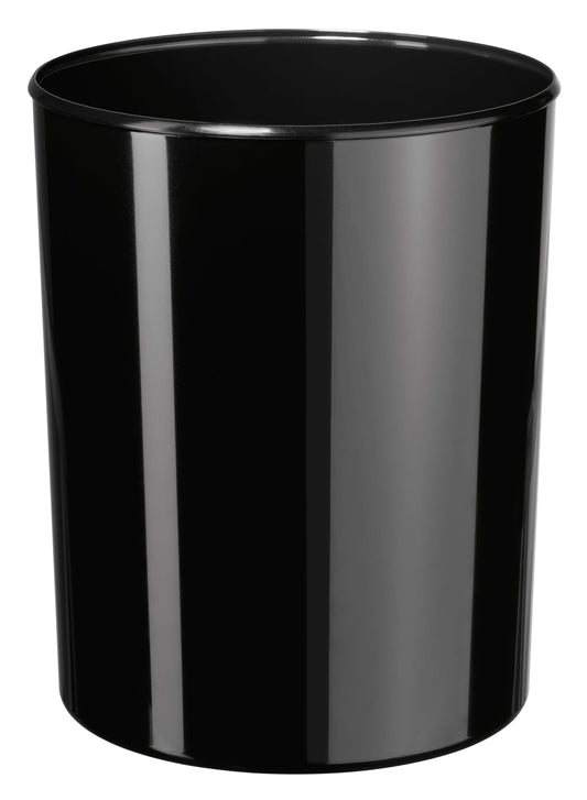 HAN ELEGANCE Papierkorb 13,0 l schwarz Durchmesser 24cm