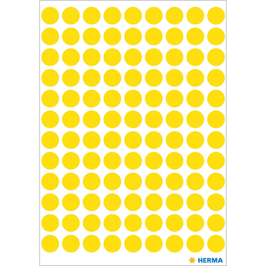 HERMA Klebepunkte 1841 gelb Ø 8,0 mm