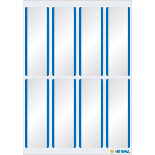 16 HERMA Namensetiketten 1903 weiß/blau