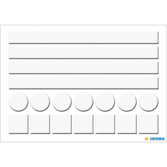 5 HERMA reflektierende Aufkleber ohne