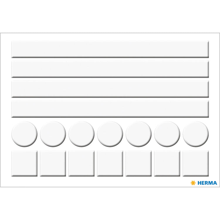5 HERMA reflektierende Aufkleber ohne