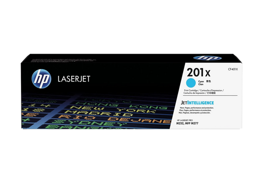 HP 201X (CF401X) cyan Tonerkartusche