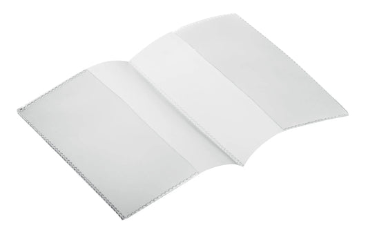 DURABLE 10 Dokumentenhüllen transparent für Reisepass, internationaler Impfausweis (ausgestellt nach 2015)