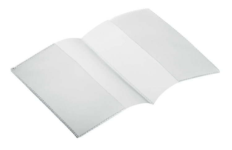 DURABLE 10 Dokumentenhüllen transparent für Reisepass, internationaler Impfausweis (ausgestellt nach 2015)