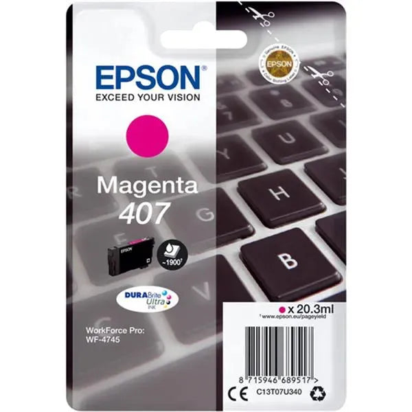 EPSON 407 / T07U3 magenta Tintenpatrone