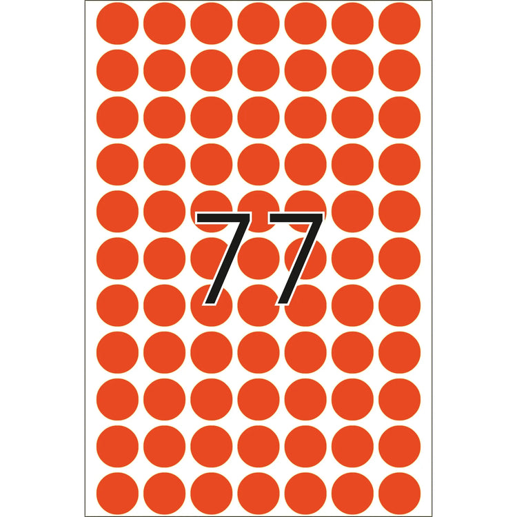 HERMA Klebepunkte 2232 rot Ø 13,0 mm