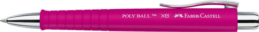 FABER-CASTELL Kugelschreiber POLY BALL XB pink Schreibfarbe blau
