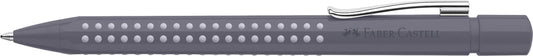 FABER-CASTELL Kugelschreiber GRIP 2010 grau Schreibfarbe blau