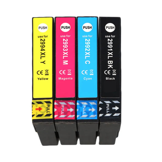 4 XL kompatible Druckerpatronen von Wechselfaul als Ersatz für Epson 29XL T2986 T2996XL