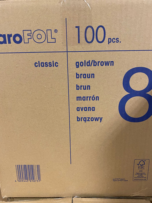 AroFOL® CLASSIC 100 Luftpolsterversandtaschen für DIN C4 NO. 8 braun