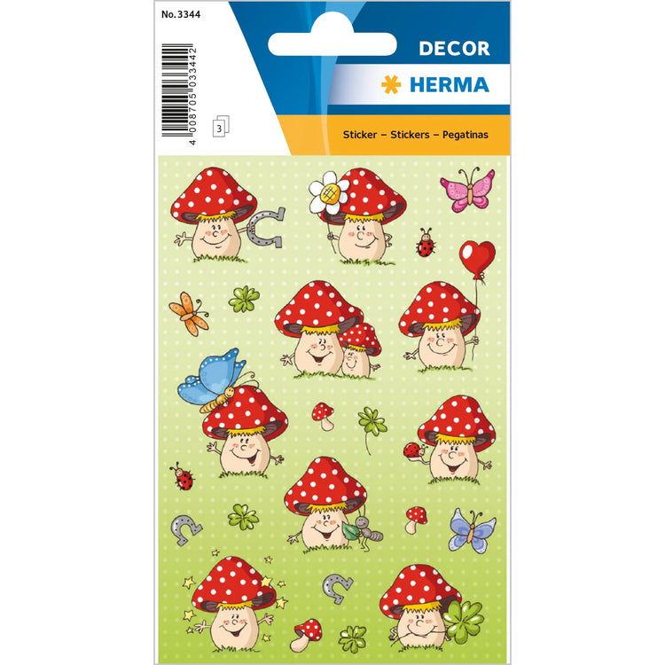 54 HERMA Aufkleber 3344 Glückspilz