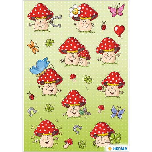 54 HERMA Aufkleber 3344 Glückspilz