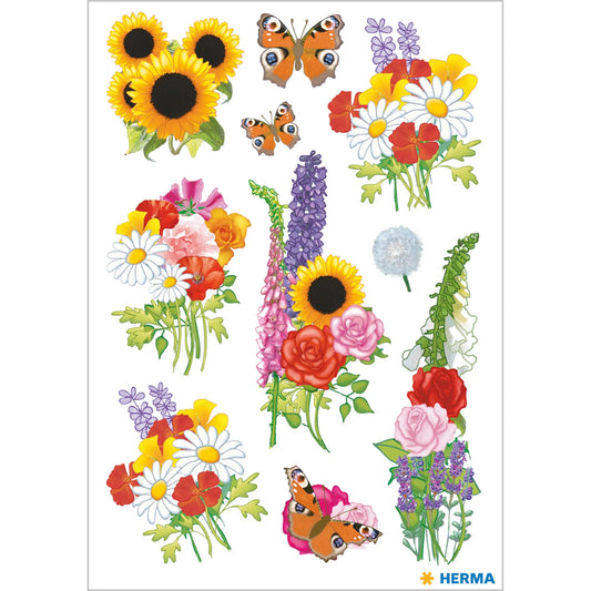 30 HERMA Aufkleber 3369 Blumen