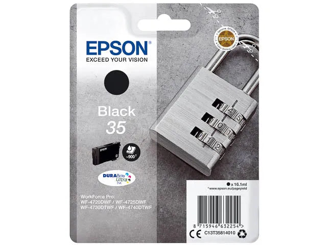 EPSON 35 / T3581 schwarz Tintenpatrone