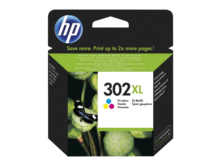 HP 302XL color Tintenpatrone F6U67AE