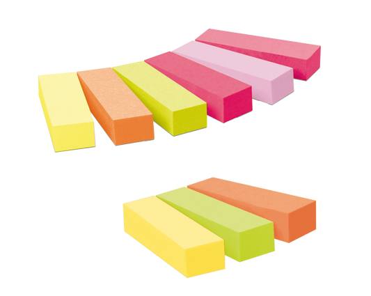 Post-it® Page Marker neon Haftmarker farbsortiert 9x 100 Streifen