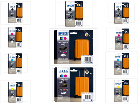 Epson Druckerpatronen 405 405XL 405XXL frei Farbwahl
