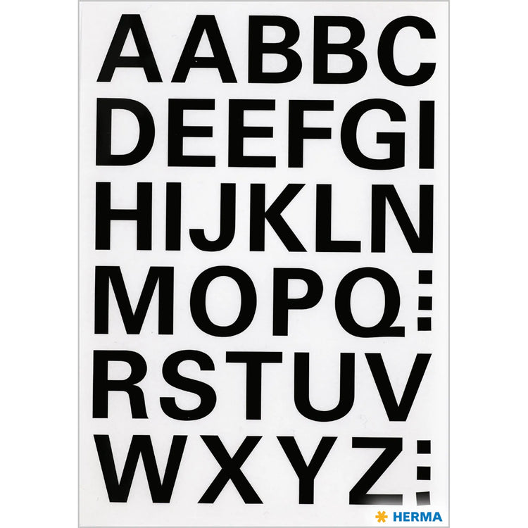 36 HERMA Klebebuchstaben 4163 Buchstaben A-Z