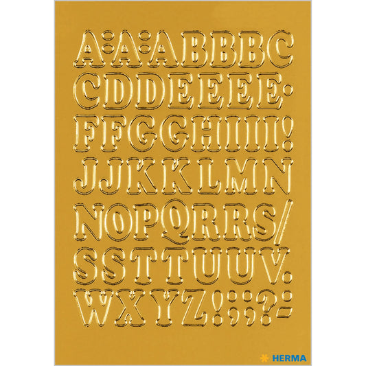 56 HERMA Klebebuchstaben 4183 Buchstaben A-Z