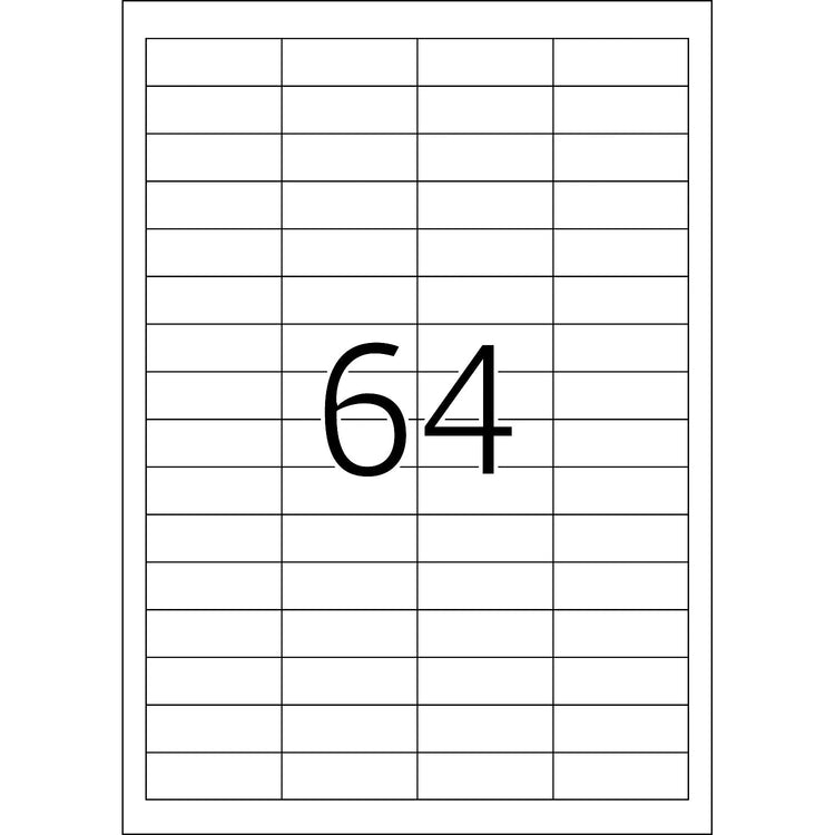 6.400 HERMA Etiketten 4271 weiß