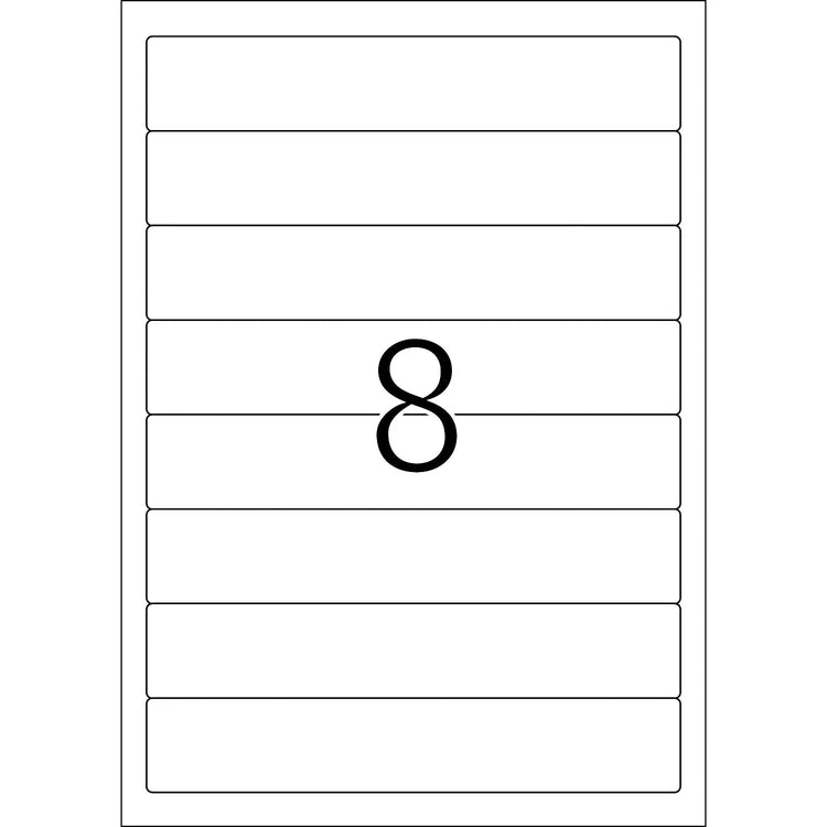 800 HERMA Ordneretiketten 4290 weiß für 4,0 - 5,0 cm Rückenbreite