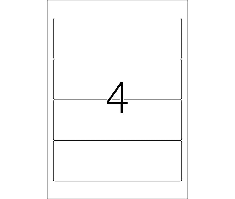 400 HERMA Ordneretiketten 4297 rot für 7,0 - 8,0 cm Rückenbreite