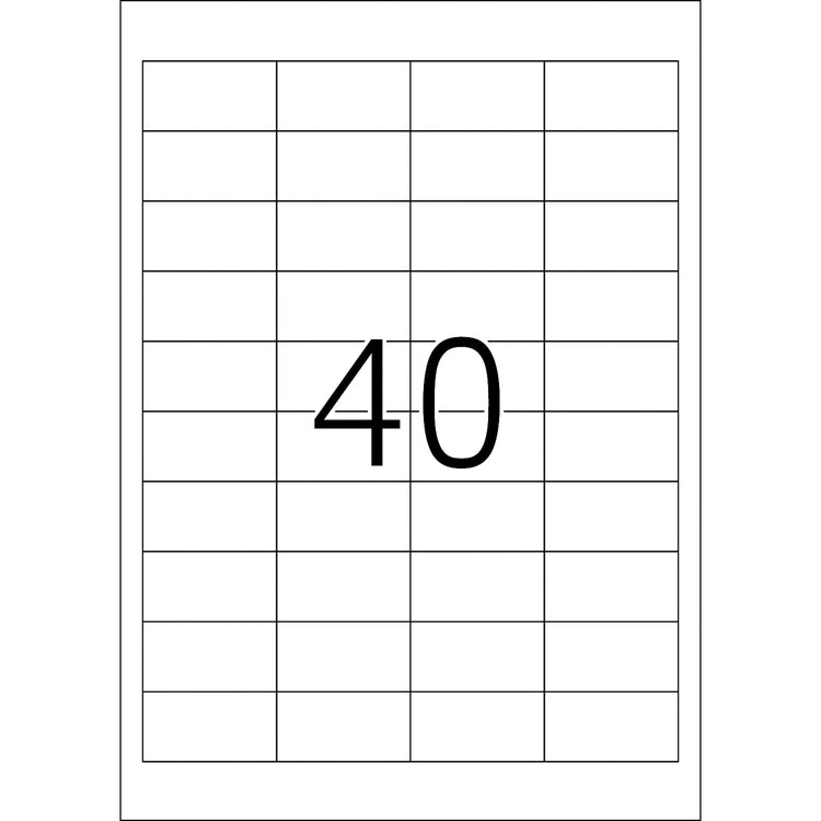 1.000 HERMA Etiketten 4357 weiß