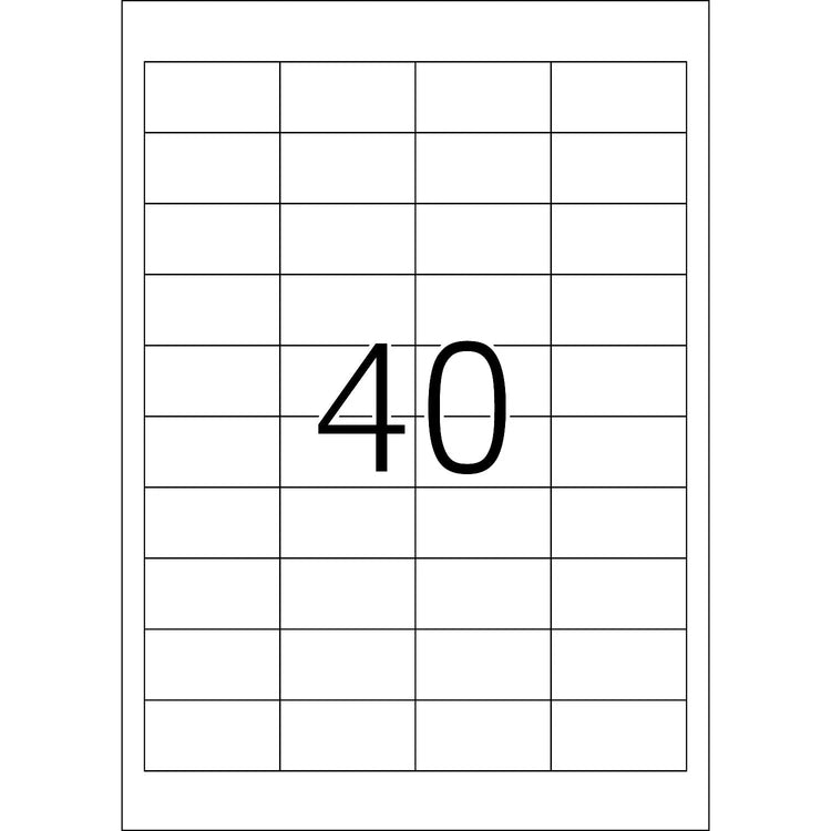 4.000 HERMA Etiketten 4474 weiß