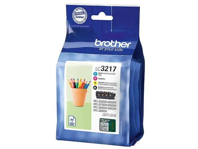 4 brother LC-3217VALDR schwarz, cyan, magenta, gelb Tintenpatronen