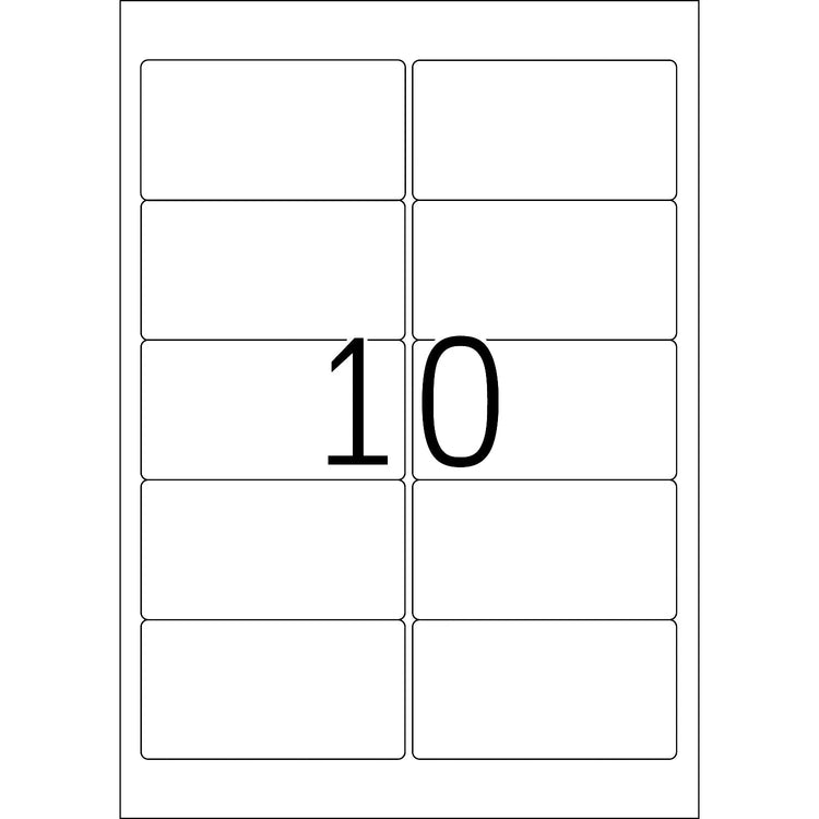 1.000 HERMA Etiketten 4667 weiß