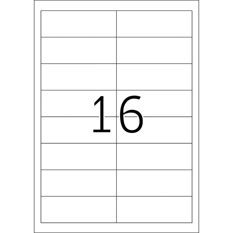 1.600 HERMA Etiketten 4672 weiß