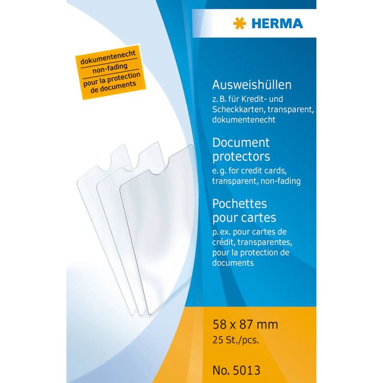 HERMA Ausweisetui transparent (5,8 x 8,7 cm)