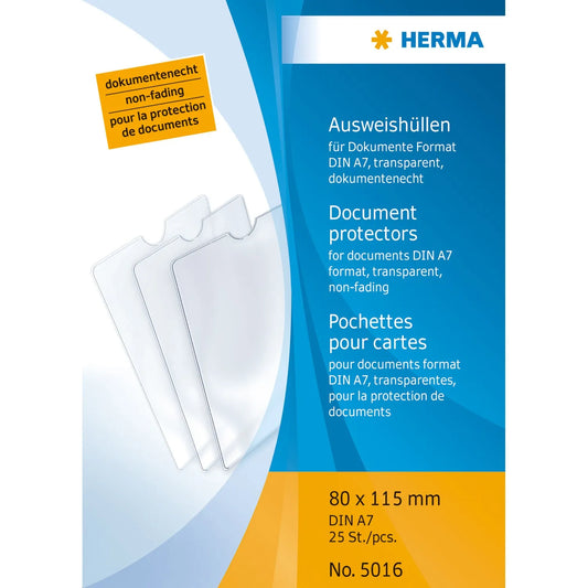 HERMA Ausweisetui transparent (8,0 x 11,5 cm)