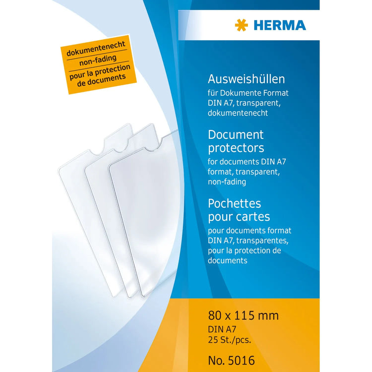 HERMA Ausweisetui transparent (8,0 x 11,5 cm)