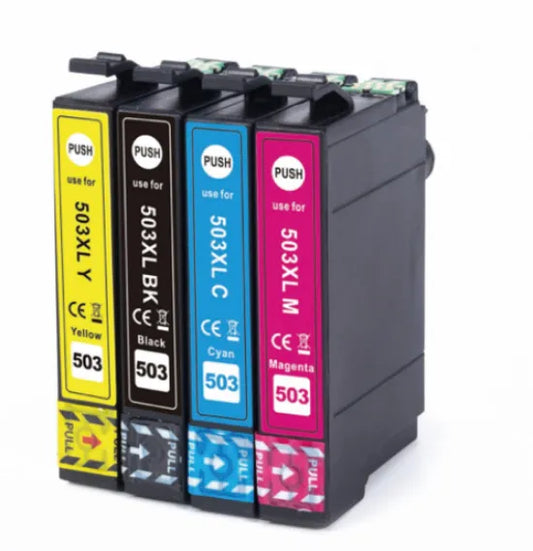 4 XXL kompatible Druckerpatronen von Wechselfaul als Ersatz für Epson 503XL